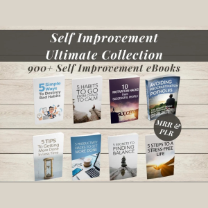 900+ Self-Improvement eBooks Bundle with MRR & PLR – Self-Help, Personal Growth & Resell Rights