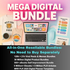30M+ Resellable Digital Products – Planners, Ebooks, Reels & More in One Bundle