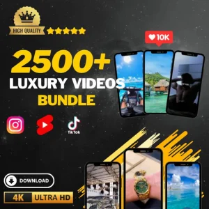 2500+ Luxury Video Bundle | Reels, TikTok & Shorts | Instant Download