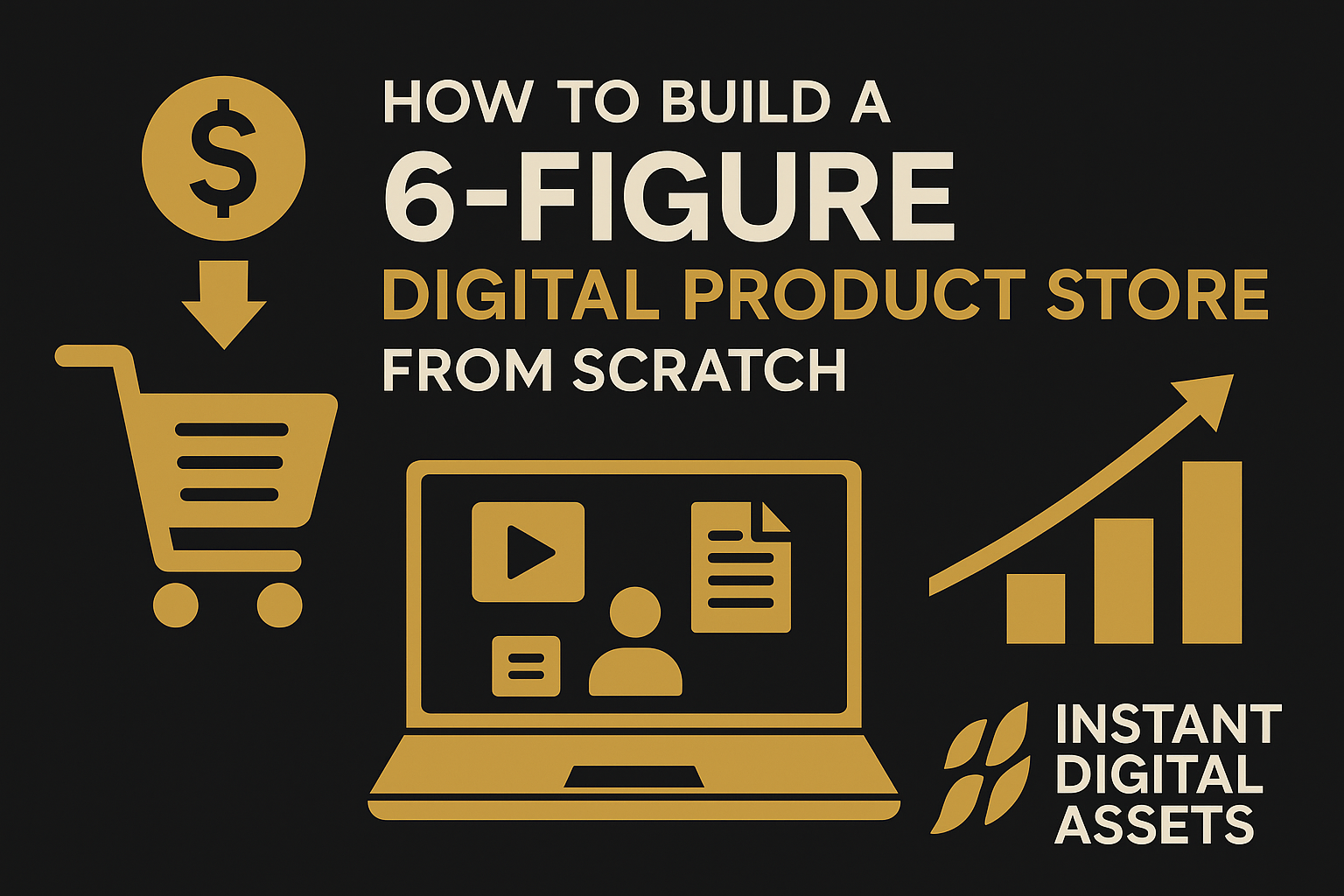 How to Build a 6-Figure Digital Product Store from Scratch